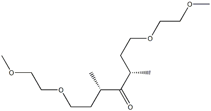 (3S,5S)-3,5-Dimethyl-1,7-bis(2-methoxyethoxy)-4-heptanone Struktur