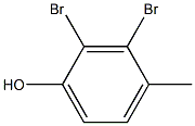 2,3-Dibromo-4-methylphenol Structure