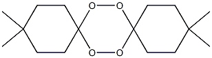3,3,12,12-Tetramethyl-7,8,15,16-tetraoxadispiro[5.2.5.2]hexadecane,,结构式