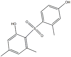 2,4'-Dihydroxy-2',4,6-trimethyl[sulfonylbisbenzene],,结构式