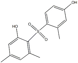 2,4'-Dihydroxy-2',4,6-trimethyl[sulfonylbisbenzene] Structure