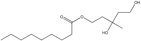  Nonanoic acid 3,5-dihydroxy-3-methylpentyl ester