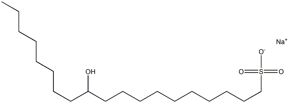  11-Hydroxynonadecane-1-sulfonic acid sodium salt