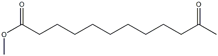 10-Acetylcapric acid methyl ester Struktur