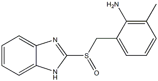 2-[[2-[Amino]-3-methylbenzyl]sulfinyl]-1H-benzimidazole