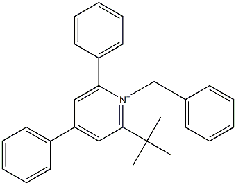 1-Benzyl-2-tert-butyl-4,6-diphenylpyridinium Structure