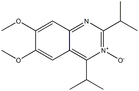 6,7-Dimethoxy-2,4-diisopropylquinazoline 3-oxide,,结构式