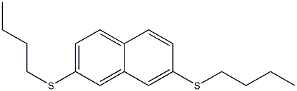 2,7-Di(butylthio)naphthalene,,结构式