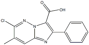 6-Chloro-7-methyl-2-phenylimidazo[1,2-b]pyridazine-3-carboxylic acid