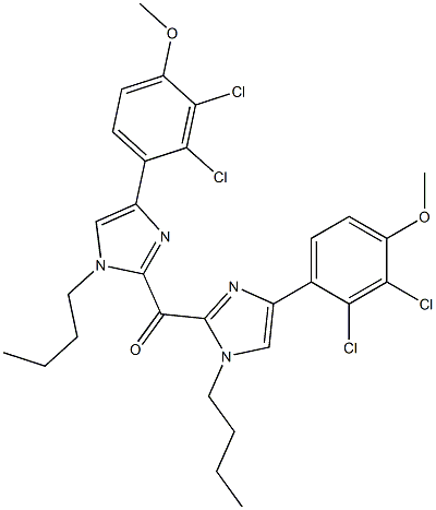 (2,3-Dichloro-4-methoxyphenyl)(1-butyl-1H-imidazol-2-yl) ketone