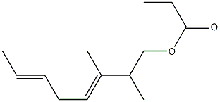 Propionic acid 2,3-dimethyl-3,6-octadienyl ester
