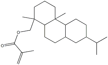 Methacrylic acid 7-isopropyl-1,4a-dimethyltetradecahydrophenanthren-1-ylmethyl ester Structure