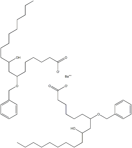 Bis(7-benzyloxy-9-hydroxystearic acid)barium salt