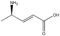 [R,(+)]-4-Amino-2-pentenoic acid Structure
