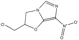 2,3-Dihydro-2-(chloromethyl)-7-nitroimidazo[5,1-b]oxazole,,结构式