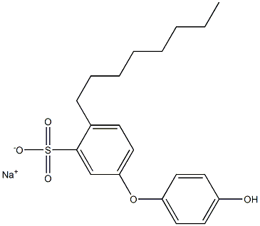 4'-Hydroxy-4-octyl[oxybisbenzene]-3-sulfonic acid sodium salt