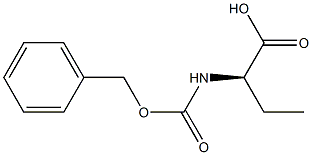 (2R)-2-[(Benzyloxycarbonyl)amino]butyric acid Struktur