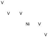 Pentavanadium nickel,,结构式