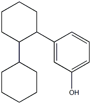 3-(2-Cyclohexylcyclohexyl)phenol 结构式