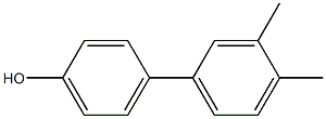 4-(3,4-Dimethylphenyl)phenol,,结构式