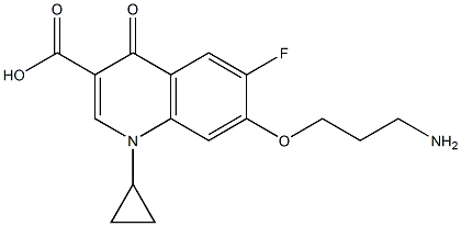 7-[3-Aminopropoxy]-1-cyclopropyl-6-fluoro-1,4-dihydro-4-oxoquinoline-3-carboxylic acid