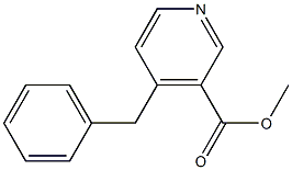 4-(ベンジル)ピリジン-3-カルボン酸メチル 化学構造式