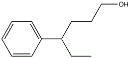 4-Phenyl-1-hexanol Structure