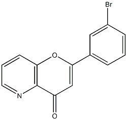 3'-Bromo-5-azaflavone 结构式