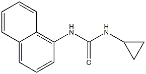 1-Cyclopropyl-3-(1-naphtyl)urea Structure