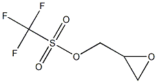 2-[(トリフルオロメチルスルホニルオキシ)メチル]オキシラン 化学構造式