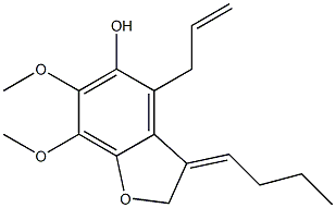 2,3-Dihydro-3-[(Z)-butylidene]-4-(2-propenyl)-6,7-dimethoxybenzofuran-5-ol