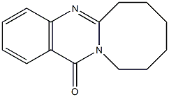 6,7,8,9,10,11-Hexahydro-13H-azocino[2,1-b]quinazolin-13-one Structure