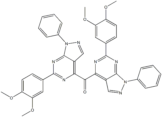 (3,4-Dimethoxyphenyl)(1-phenyl-1H-pyrazolo[3,4-d]pyrimidin-4-yl) ketone