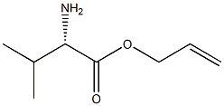 (2S)-2-Amino-3-methylbutanoic acid 2-propenyl ester Structure