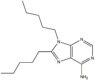 6-Amino-8,9-dipentyl-9H-purine