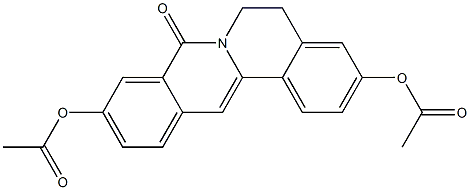  5,6-Dihydro-3,10-diacetoxy-8H-dibenzo[a,g]quinolizin-8-one