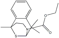 2,6-Epithio-3-ethoxycarbonyl-1,2,3,4,5,6-hexahydro-1,1,6-trimethyl-3-benzazocine Structure