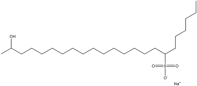  22-Hydroxytricosane-7-sulfonic acid sodium salt