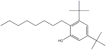 3,5-Di-tert-butyl-2-octylphenol 结构式