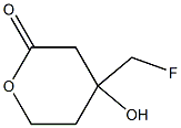 4-Hydroxy-4-(fluoromethyl)tetrahydro-2H-pyran-2-one|