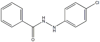 Benzoic acid N'-(4-chlorophenyl) hydrazide,,结构式