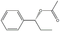 酢酸(αR)-α-エチルベンジル 化学構造式