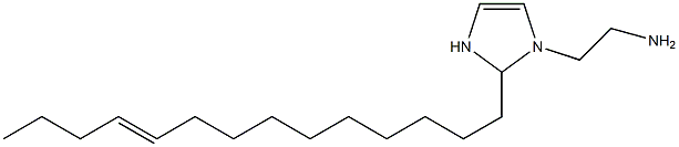 1-(2-Aminoethyl)-2-(10-tetradecenyl)-4-imidazoline Struktur