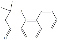 2,2-Dimethyl-2H-naphtho[1,2-b]pyran-4(3H)-one,,结构式