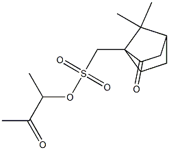 (7,7-Dimethyl-2-oxobicyclo[2.2.1]heptan-1-yl)methanesulfonic acid 1-methyl-2-oxopropyl ester,,结构式
