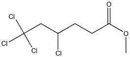 4,6,6,6-Tetrachlorohexanoic acid methyl ester Structure