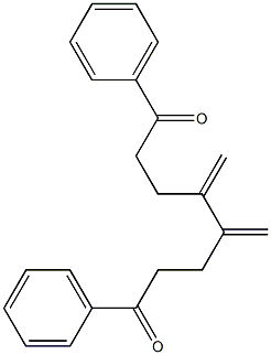 4,5-Dimethylene-1,8-diphenyloctane-1,8-dione,,结构式