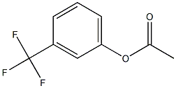 1-Acetoxy-3-(trifluoromethyl)benzene,,结构式