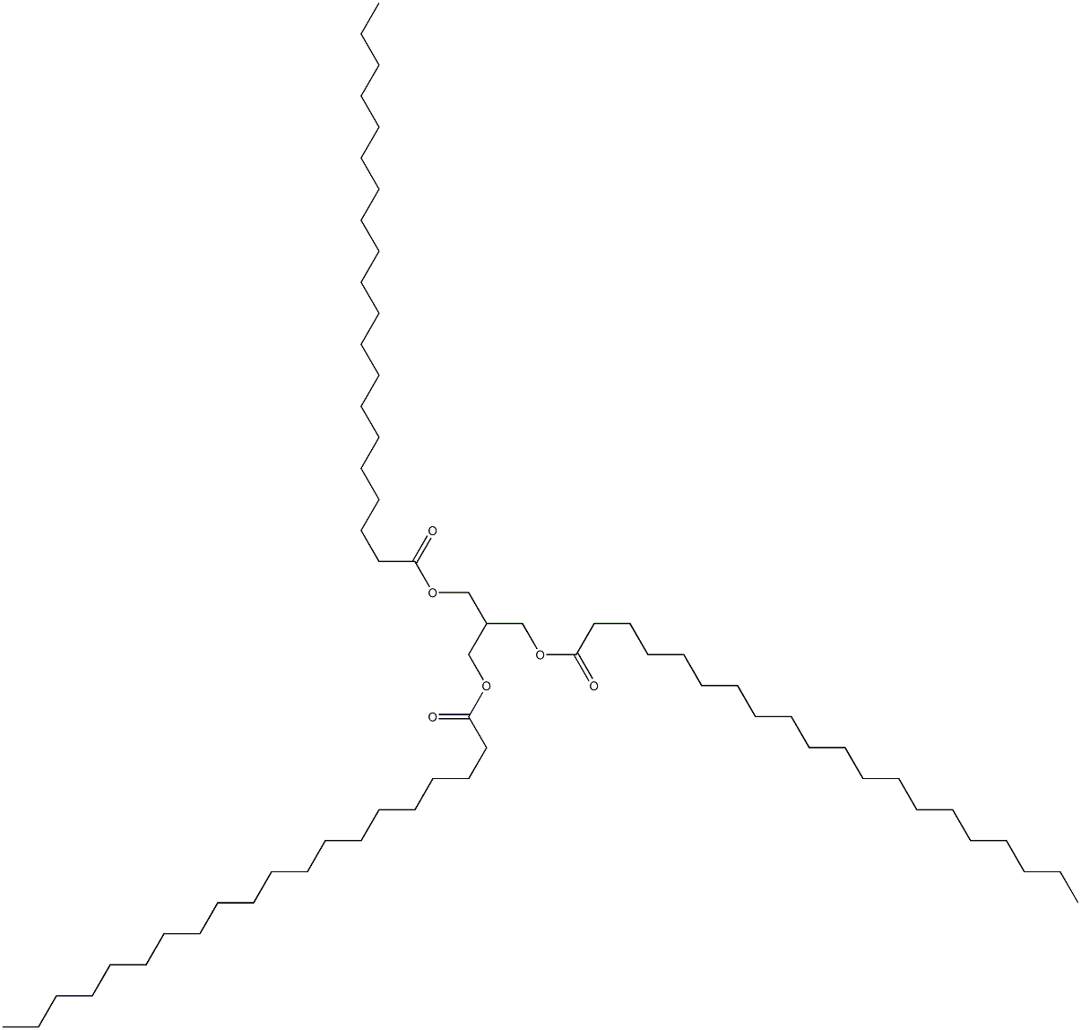 2-[(1-Oxoicosyloxy)methyl]-1,3-propanediol diicosanoate Structure