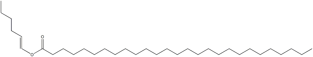Heptacosanoic acid 1-hexenyl ester 结构式